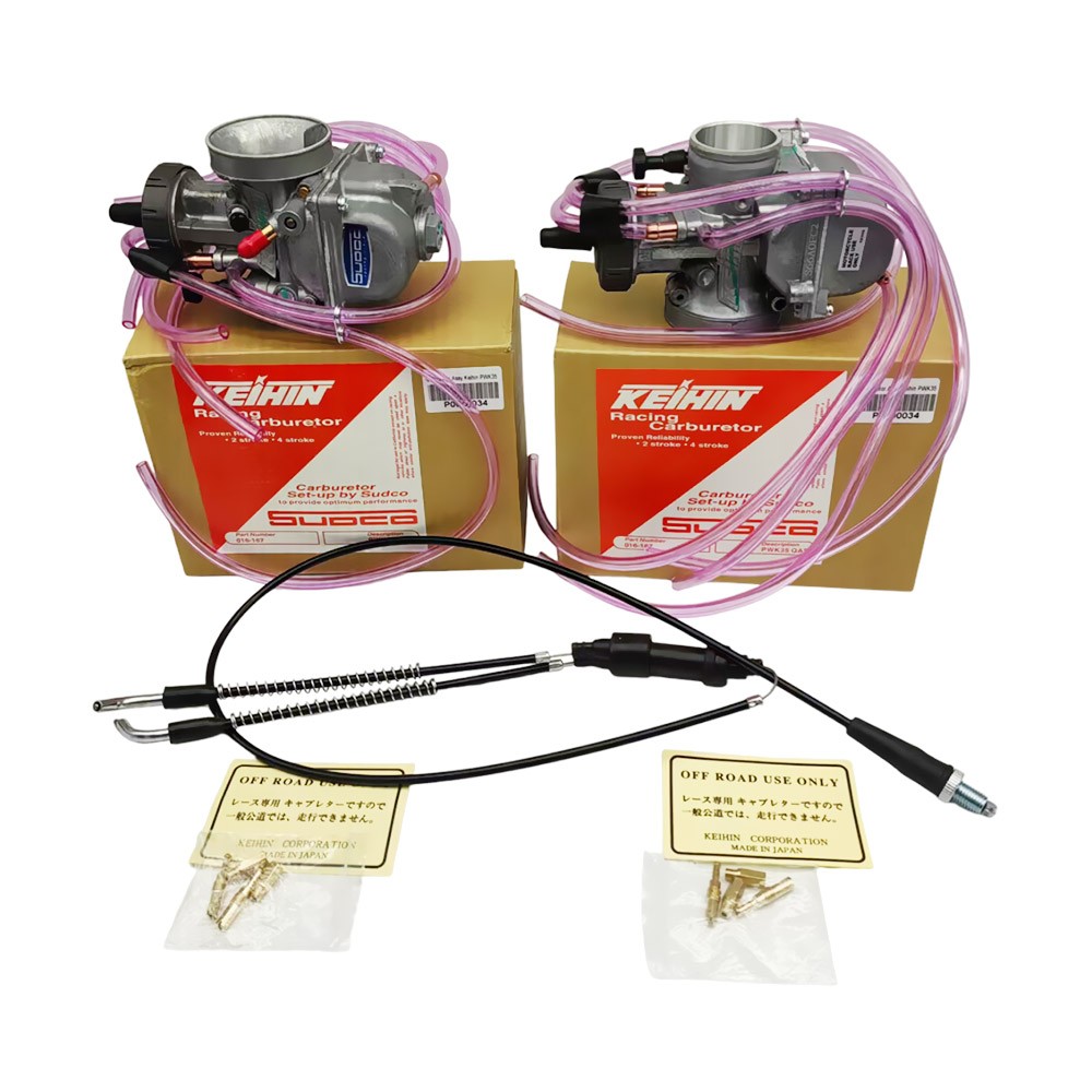Keihin 35mm PWK Air Striker Carburetors For Yamaha Banshee YFZ 350 (Pair) Carbs