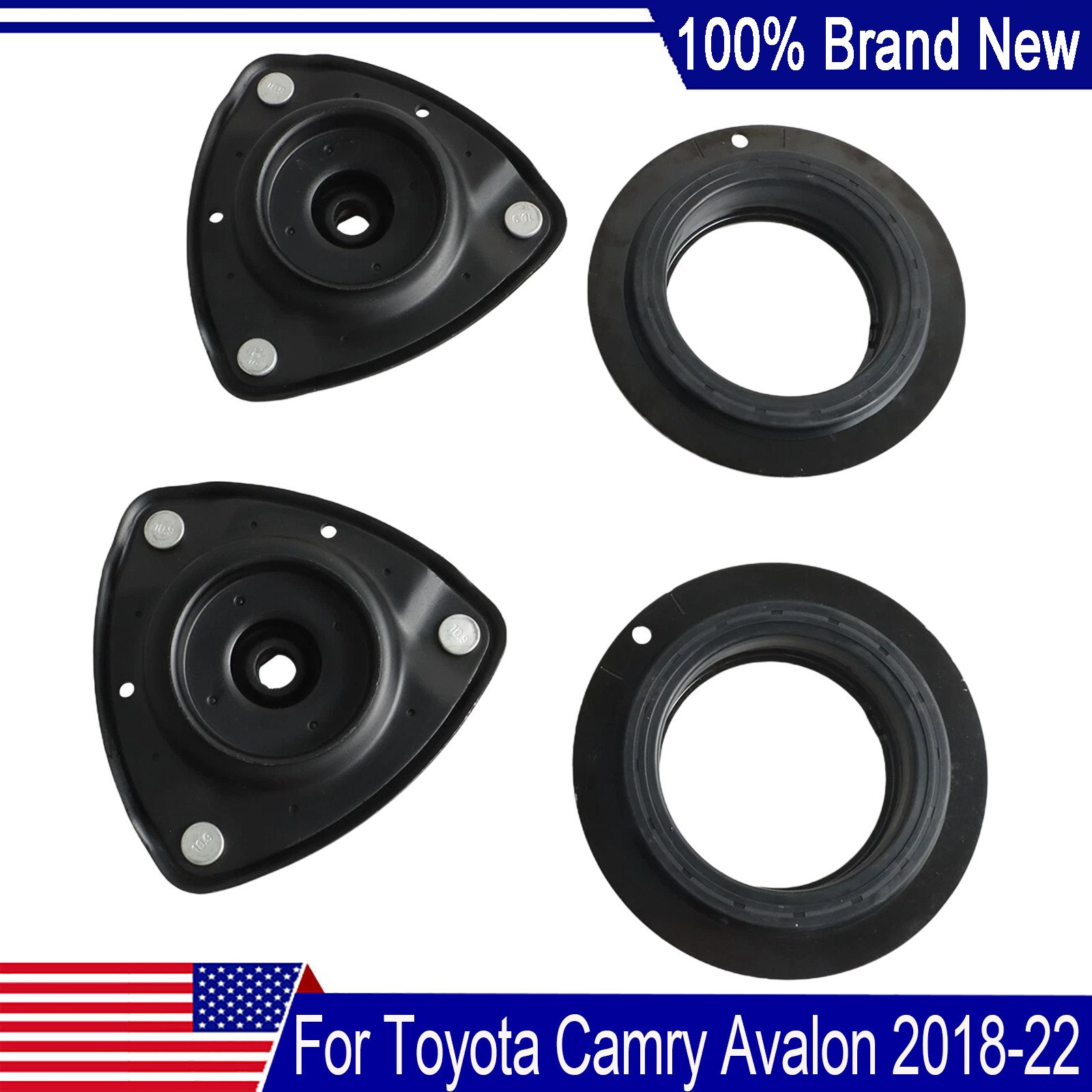 For 2018-2022 Toyota Camry Avalon 2Pcs Front Left&Right Suspension Strut Mounts