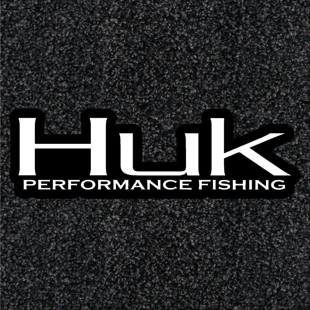 Huk White Professional Boat carpet Graphics Marine Decals