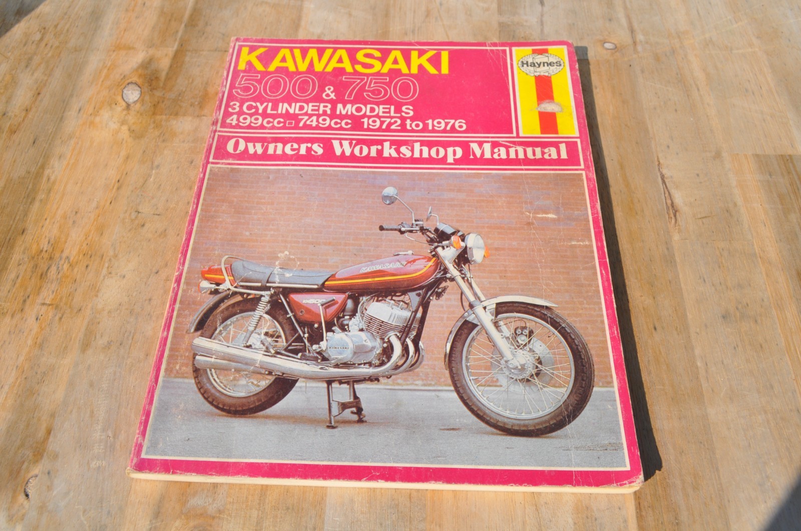 Kawasaki 500 & 750 3 Cylinder 499cc 749cc 1972-1976 Haynes Shop Manual Kawasaki 500 & 750 3 Cylinder 499cc 749cc 1972-1976 Haynes Shop Manual