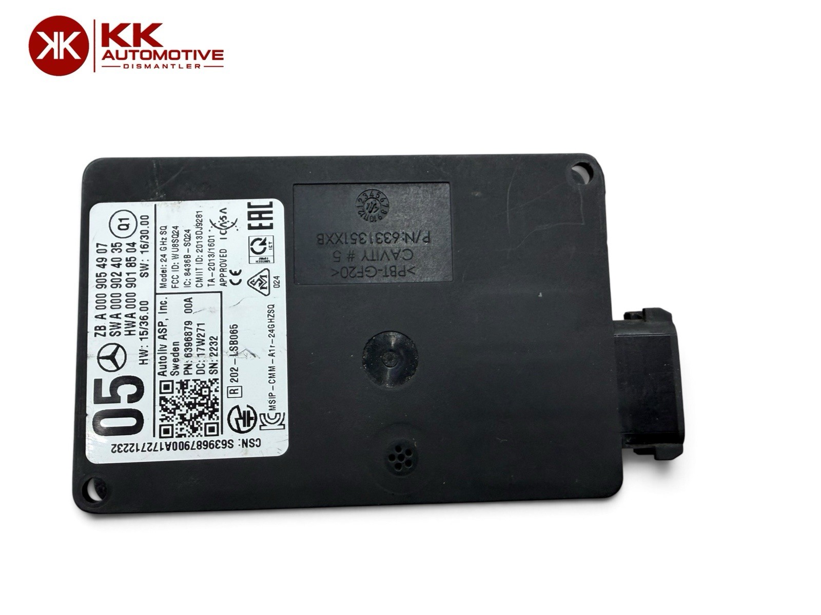 💢10-16 MERCEDES BENZ C300 REAR BLIND SPOT RADAR SENSOR CONTROL MODULE