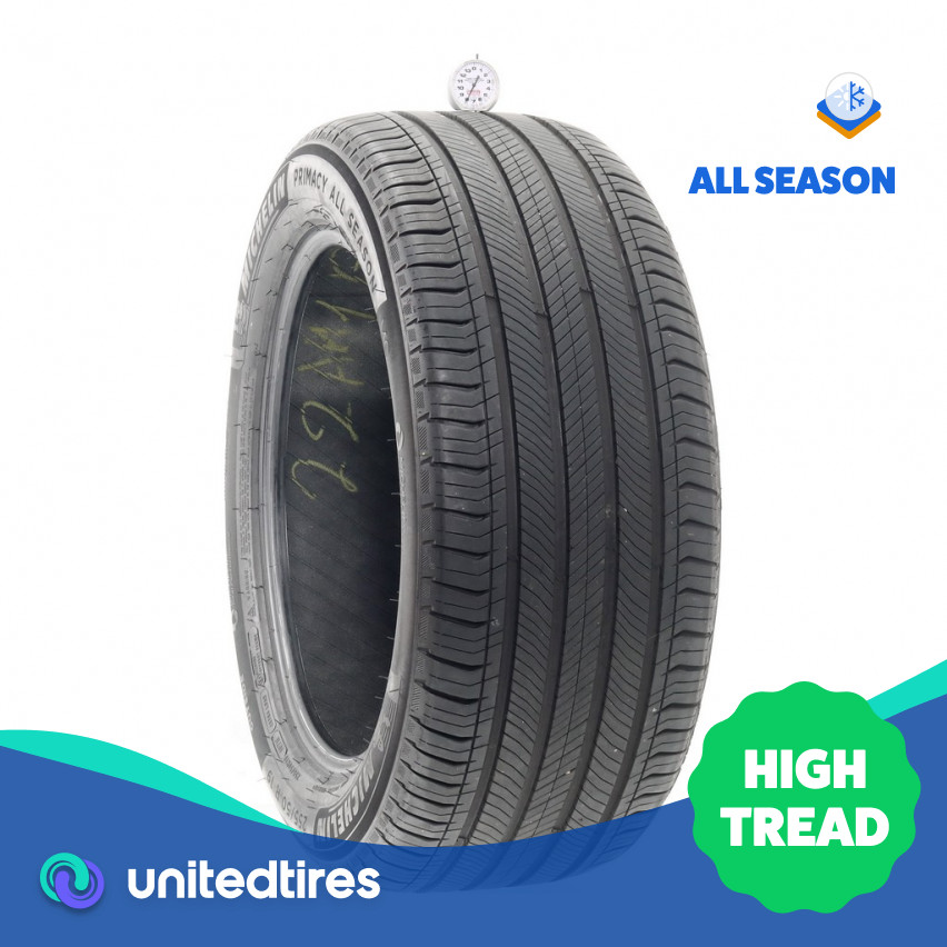Used 255/50R19 Michelin Primacy All Season MO 107H - 8/32
