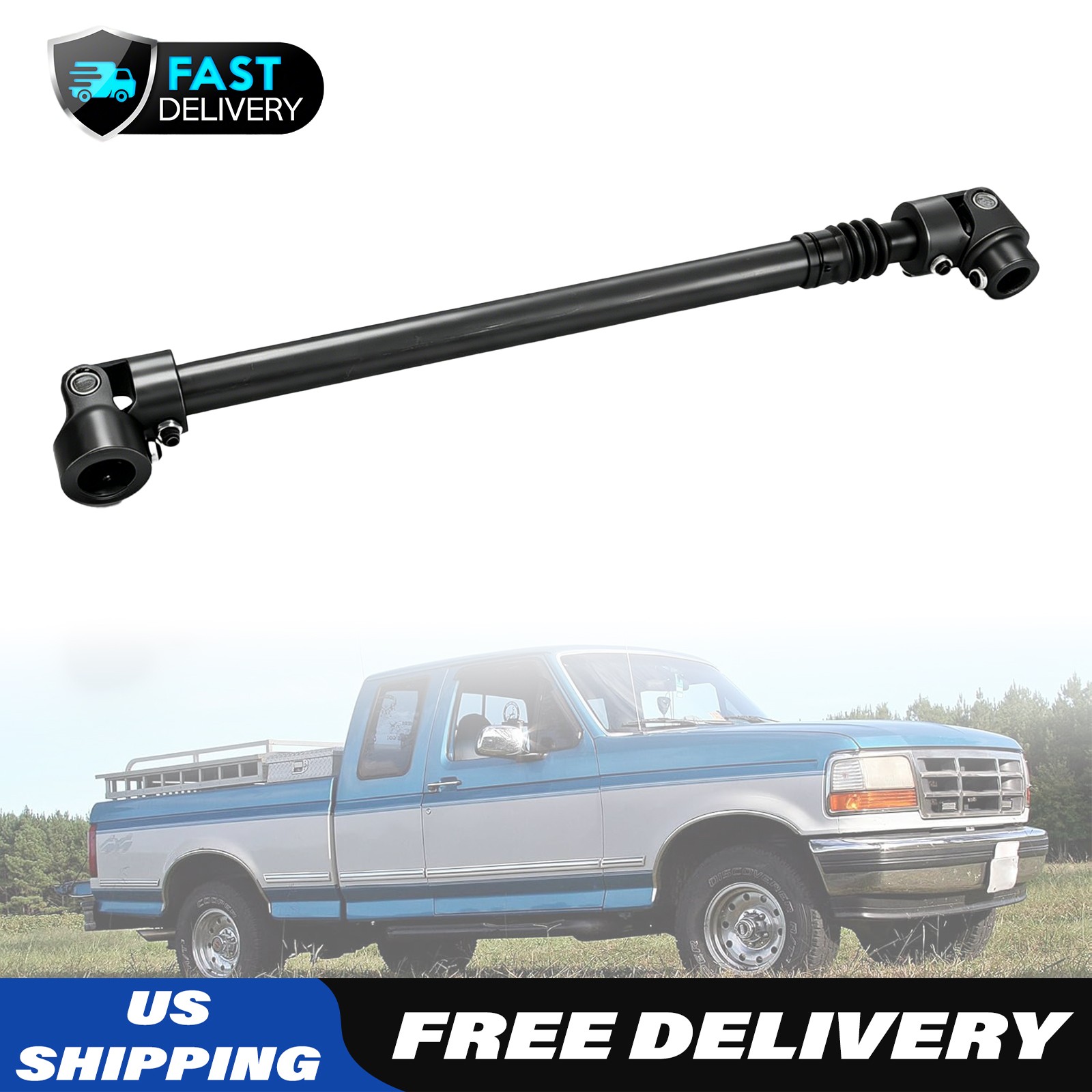 Telescoping Steering Shaft 000980 For 1980-1991 Ford Bronco F-150 F-250 F-350 Telescoping Steering Shaft 000980 For 1980-1991 Ford Bronco F-150 F-250 F-350