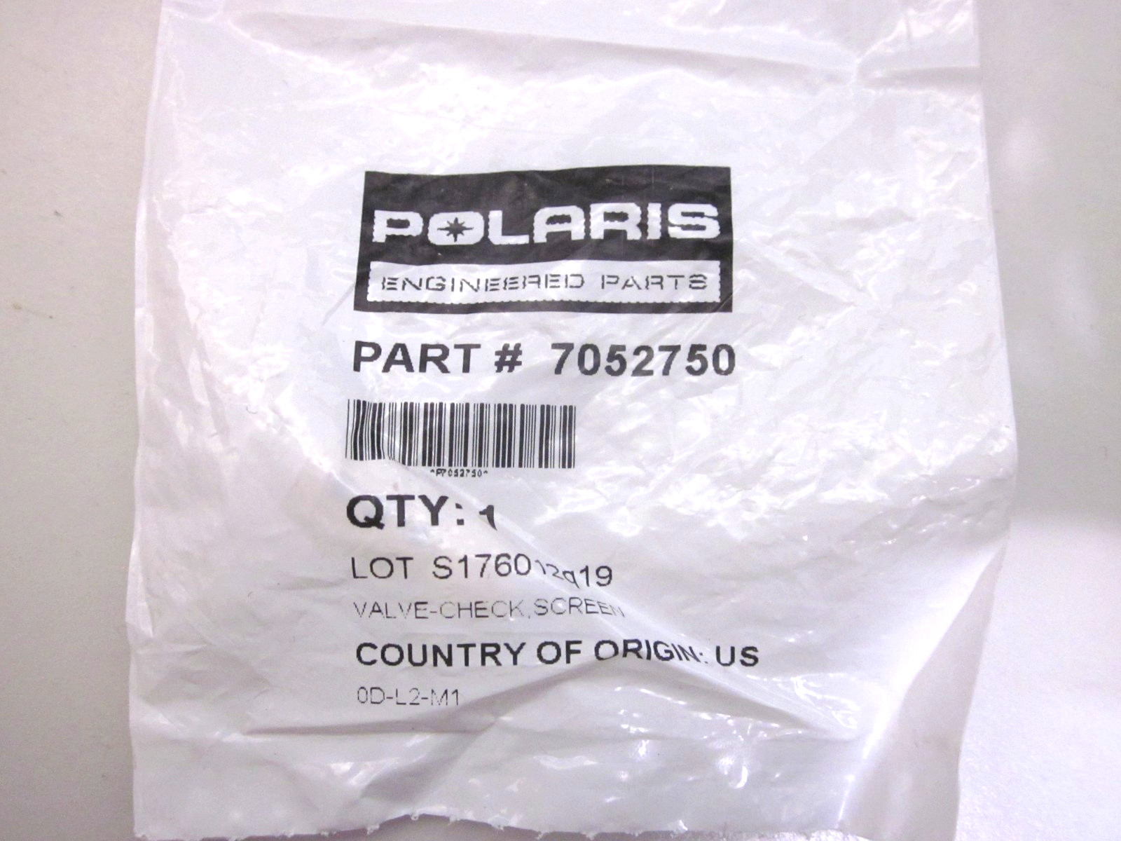 Polaris OEM 7052750 Check Valve Screen SKS S/B Rush RMK Pro-RMK Indy 800 850 Polaris OEM 7052750 Check Valve Screen SKS S/B Rush RMK Pro-RMK Indy 800 850