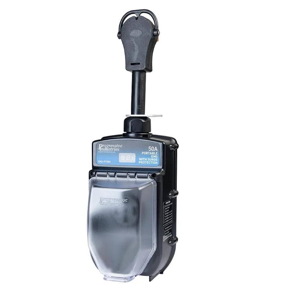 Progressive Industries 50 Amp EMS-PT50X Portable RV Surge Protecto Missing Cover