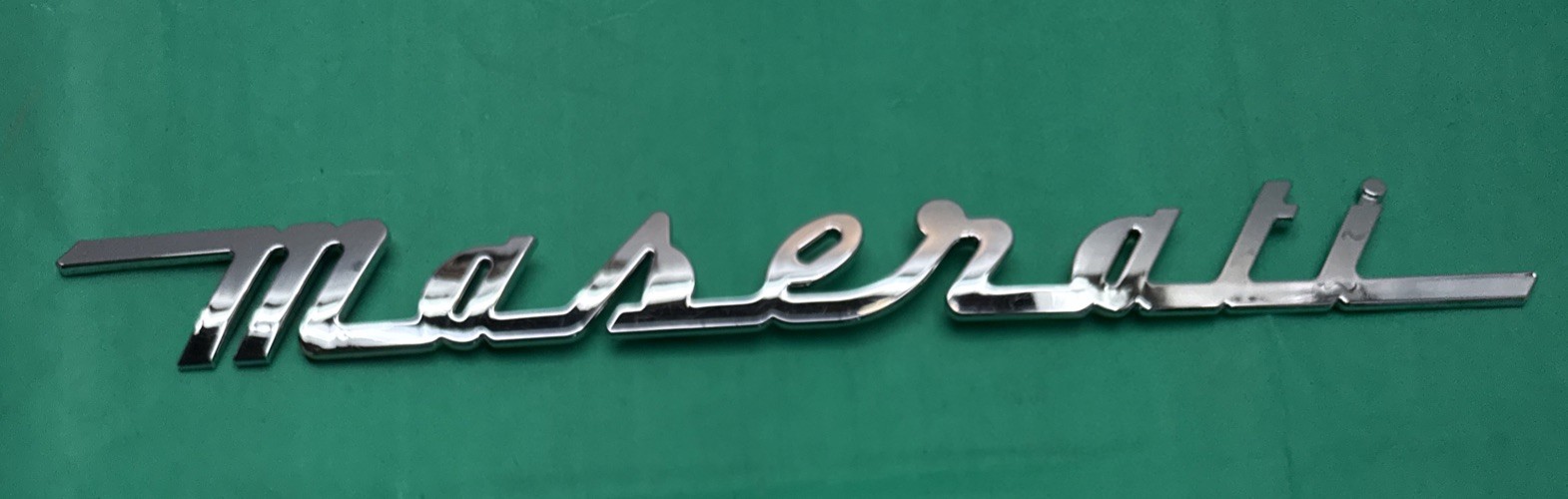 VERRY NICE 2005-2008 Maserati Quattroporte M139 Trunk Emblems OEM
