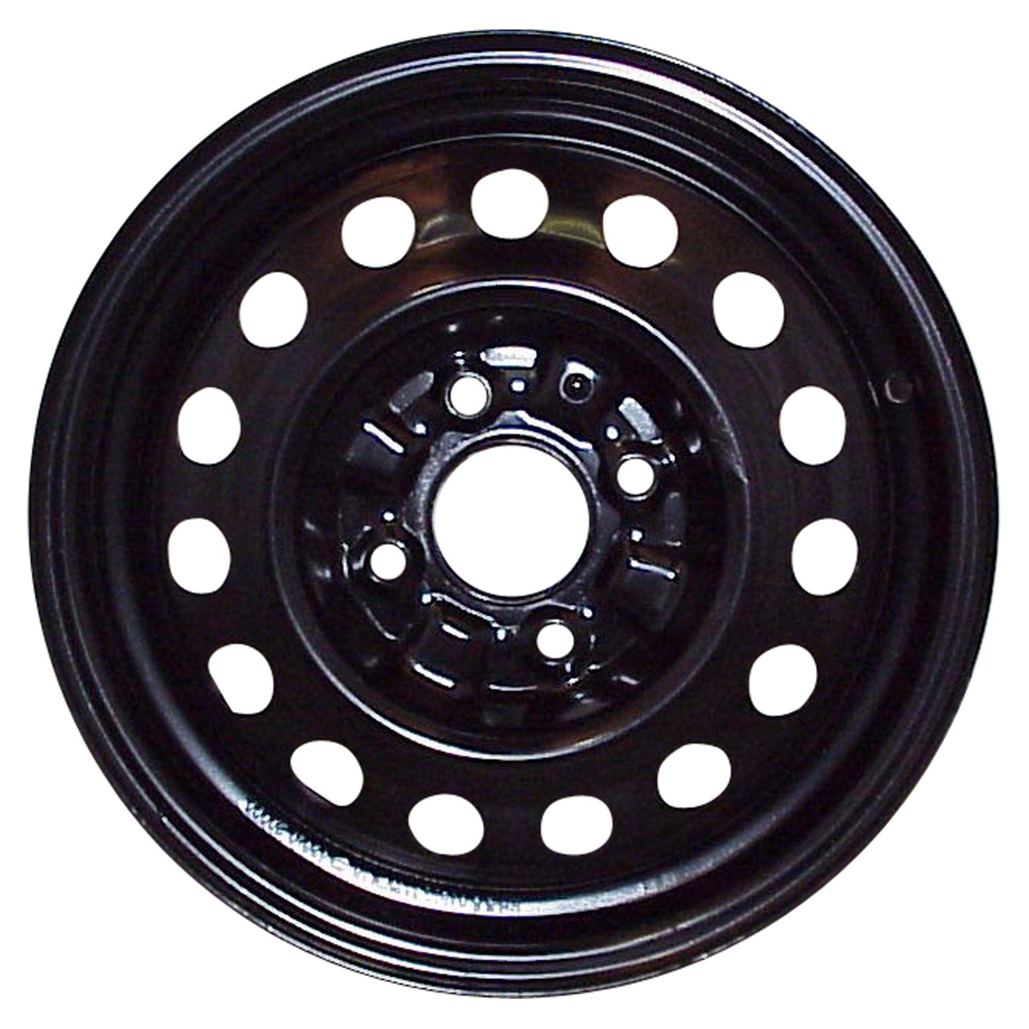 Reconditioned 15x5.5 Painted Black Wheel fits 560-70689 Reconditioned 15x5.5 Painted Black Wheel fits 560-70689
