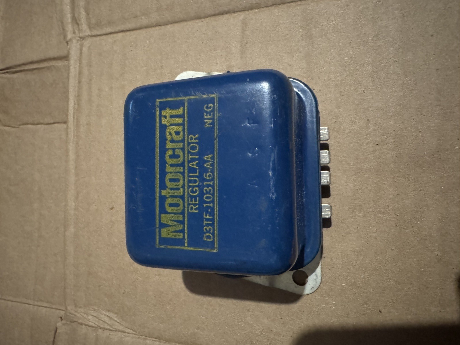Vintage Ford Voltage Regulator P/N - D3TF-10316-AA Vintage Ford Voltage Regulator P/N - D3TF-10316-AA