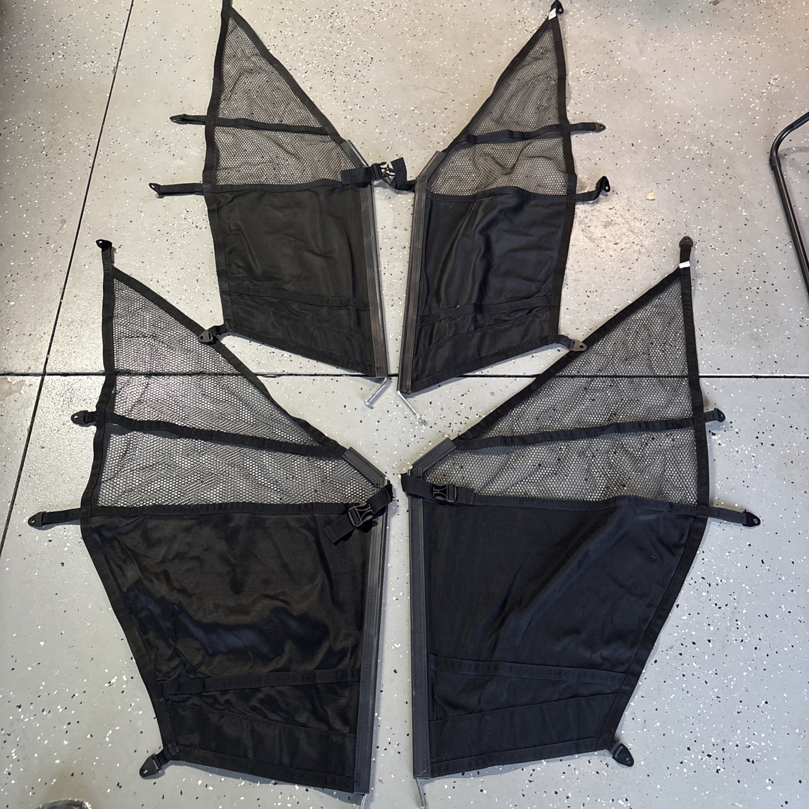 New OEM Polaris Ranger 1000 Crew Front and Rear Door Nets - 2692770 2692769