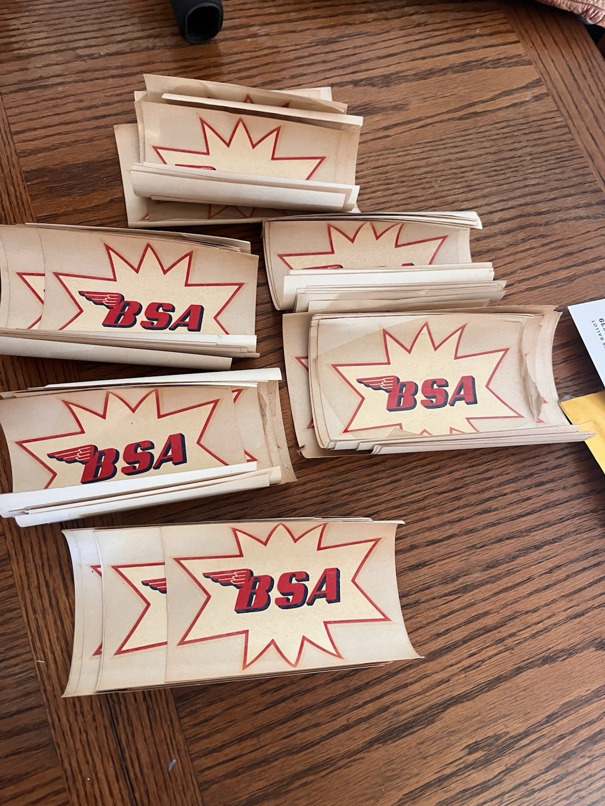 BSA Motorcycle Decal 50 Water Sticker Badge Buco Bates Gold star ⭐️ BSA Motorcycle Decal 50 Water Sticker Badge Buco Bates Gold star ⭐️