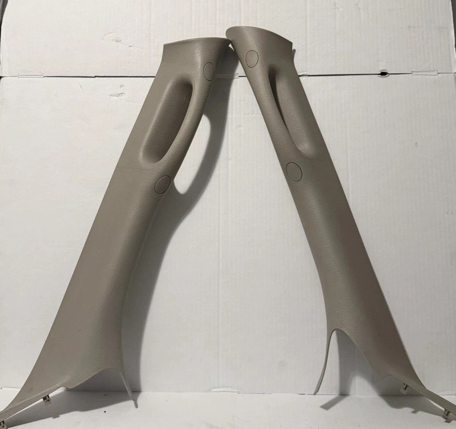 02-10 Dodge Ram 1500 2500 OEM Driver & Passenger LH RH Gray A-Pillar Trim Covers 02-10 Dodge Ram 1500 2500 OEM Driver & Passenger LH RH Gray A-Pillar Trim Covers