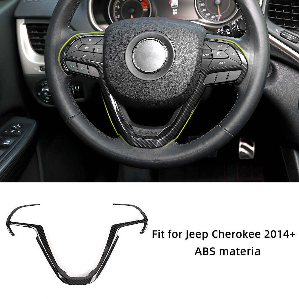 Carbon Fiber Interior Full Decor Accessories Trims for Jeep Grand Cherokee 11-20