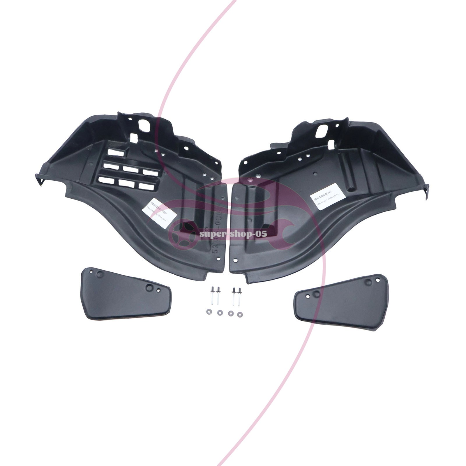 For 2014-2021 Toyota Tundra Front Inner Fender Liner Extension Left Right Side