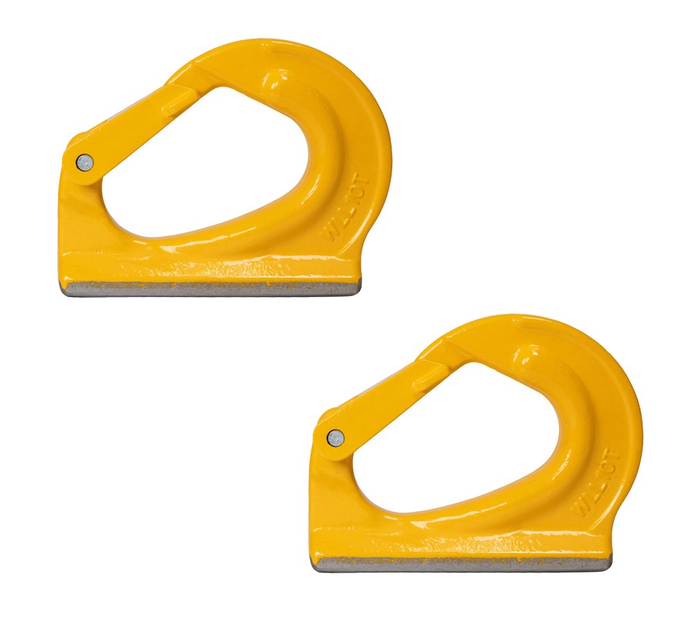 2PK 10 Ton Grade 80 Weld On Anchor Hook for Wrecker, Lifting 22000 lbs WLL