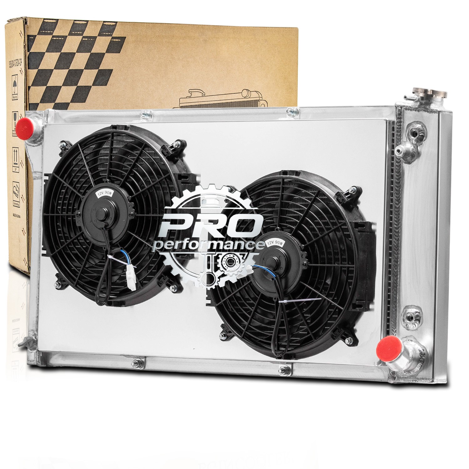 CC369 3 Row Radiator+Shroud Fan For 1967-1972 Chevy/GMC C/K 10/20/30 Pickup
