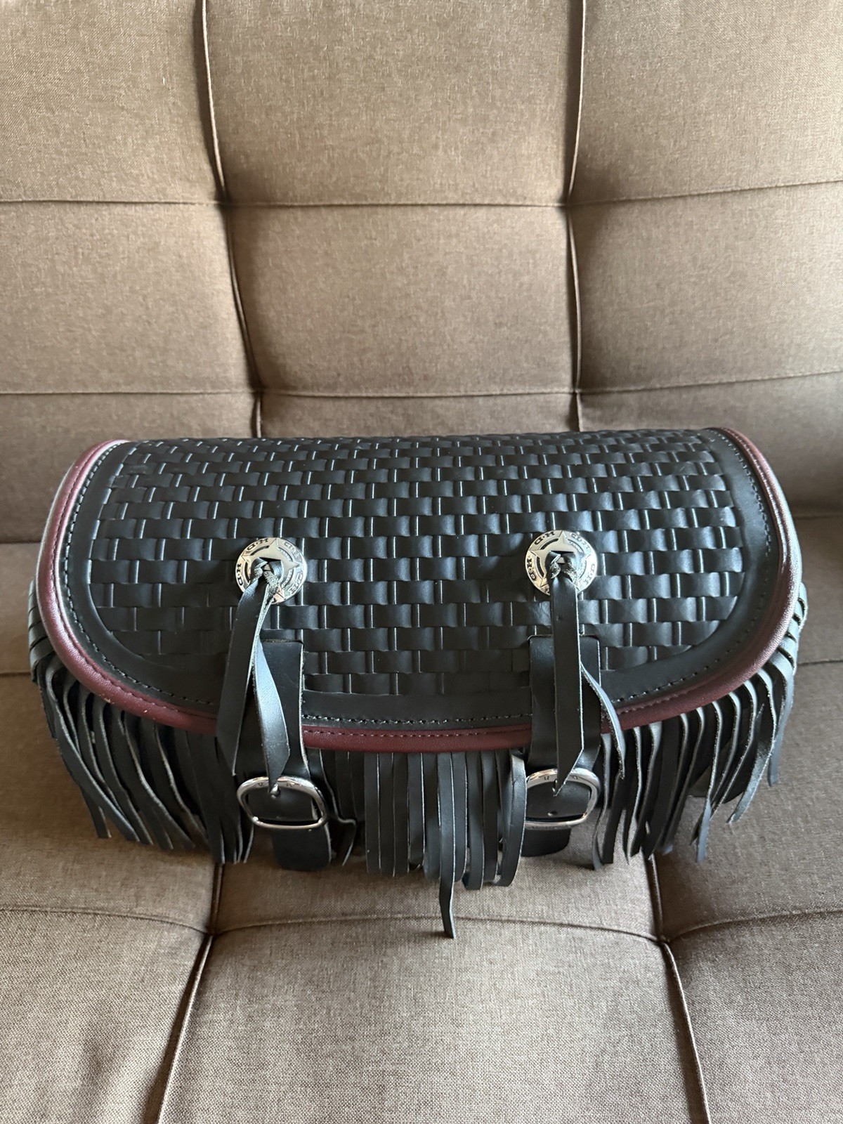 💥Harley 95th Ann- Heritage Springer FLSTS Luggage Rack Bag Red 1998 -03🇺🇸NOS 💥Harley 95th Ann- Heritage Springer FLSTS Luggage Rack Bag Red 1998 -03🇺🇸NOS