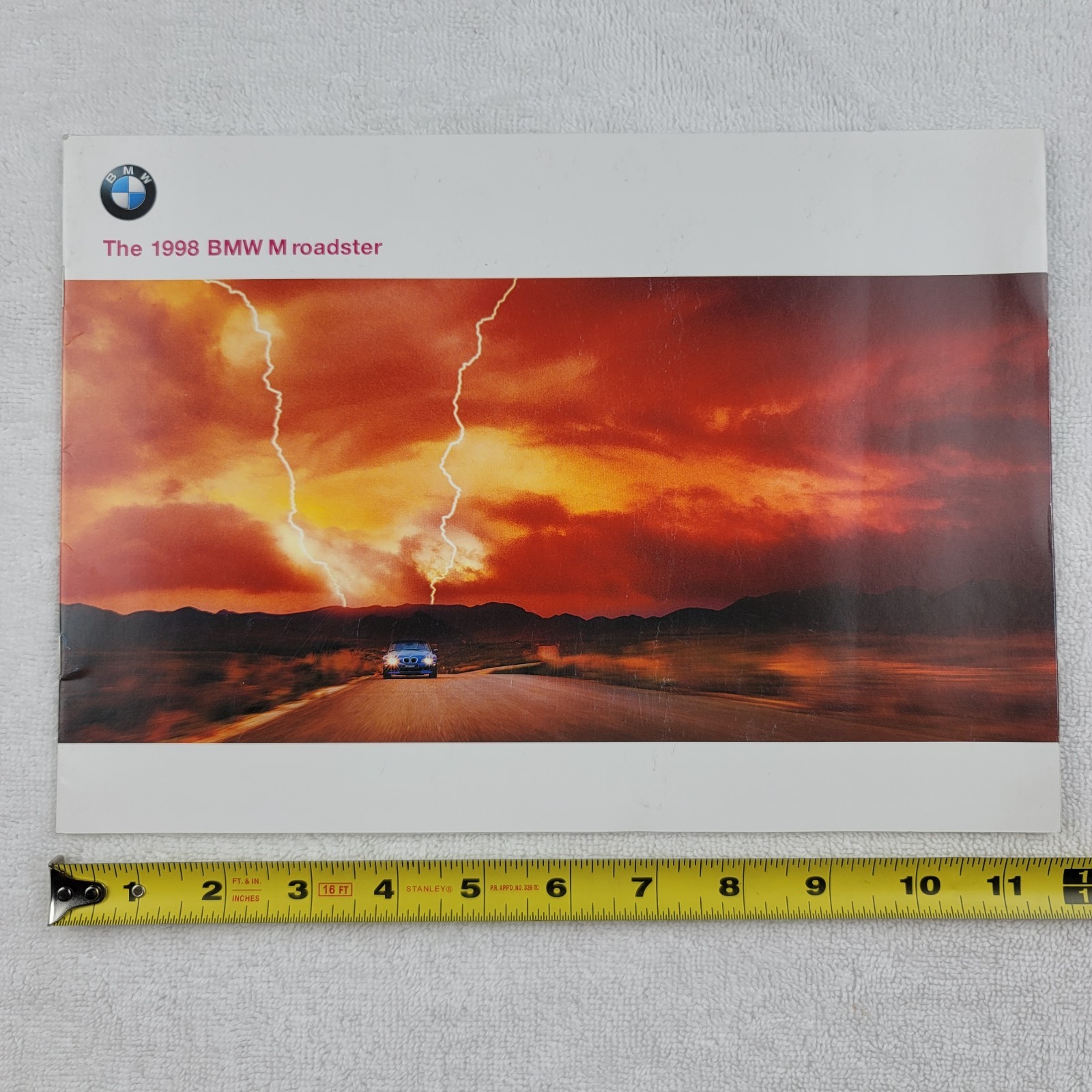 1998 BMW M Roadster Z3 E36/7 Original Dealer Sales Brochure Fold out Catalog 1998 BMW M Roadster Z3 E36/7 Original Dealer Sales Brochure Fold out Catalog