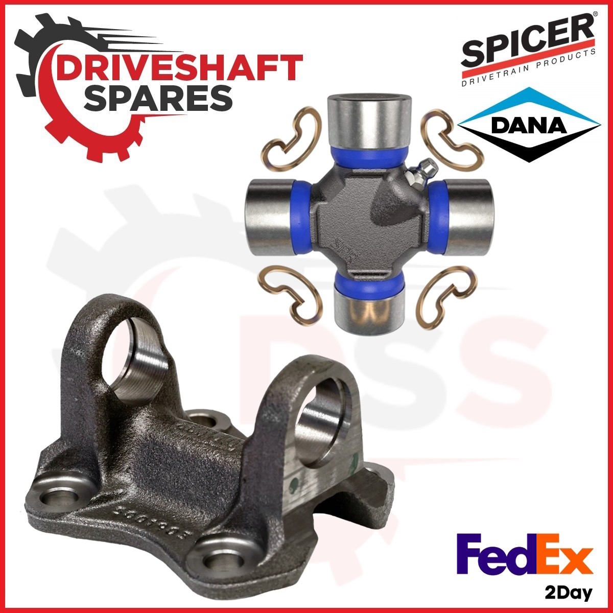 Dana Spicer 2-2-01902-1310 Series Toyota Flange Yoke 5001902 + 5-153X U-Joint Dana Spicer 2-2-01902-1310 Series Toyota Flange Yoke 5001902 + 5-153X U-Joint