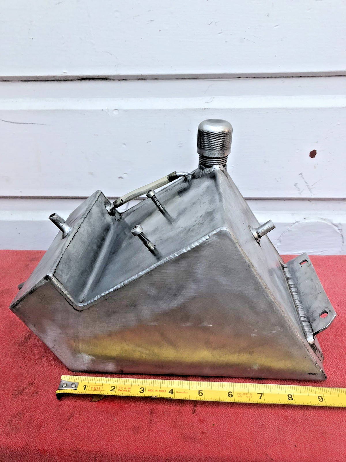 DESERT SLED VINTAGE RACING OIL TANK WEBCO ? SO CAL SPECIAL TRIUMPH BSA NORTON .