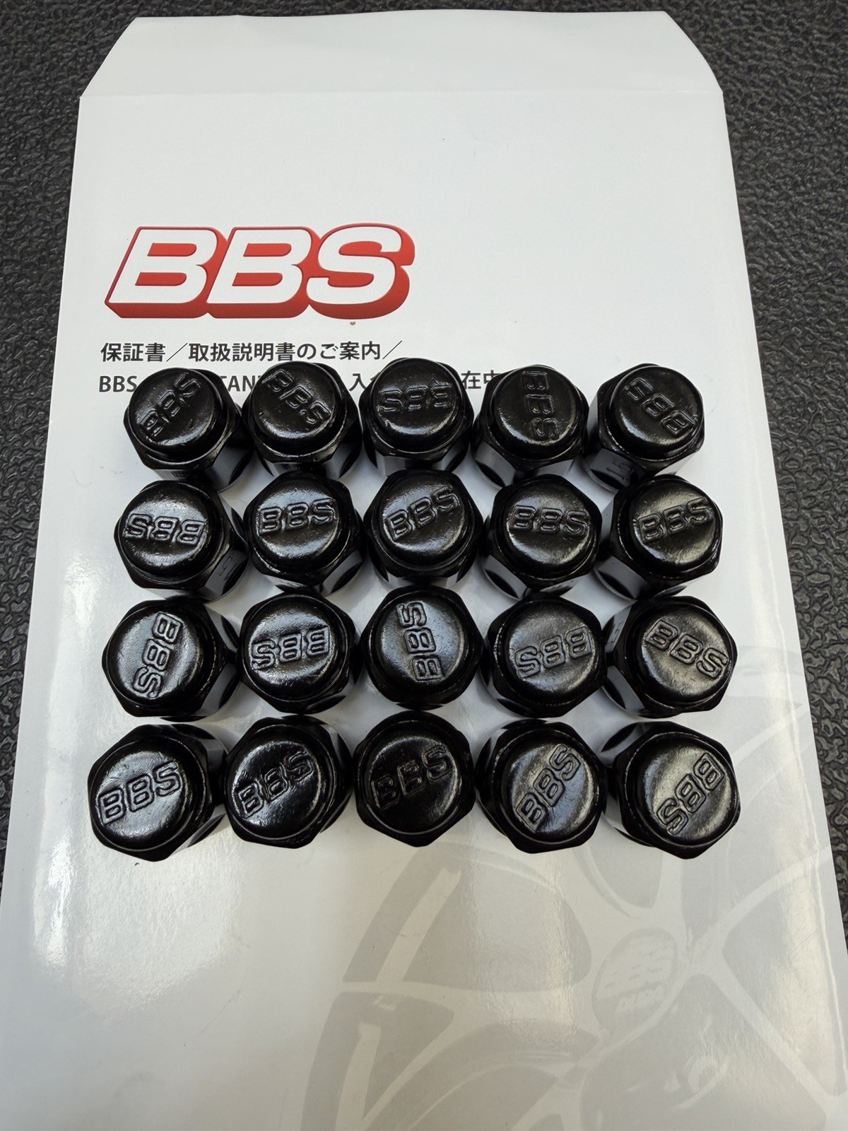 Genuine BBS Wheel Nut Set M12x1.5 Black Genuine BBS Wheel Nut Set M12x1.5 Black
