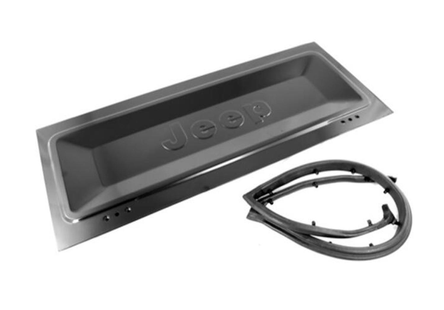 Omix-ADA Black Steel Tailgate & Seal Kit for 76-86 Jeep CJ7 & Scrambler 12005.08