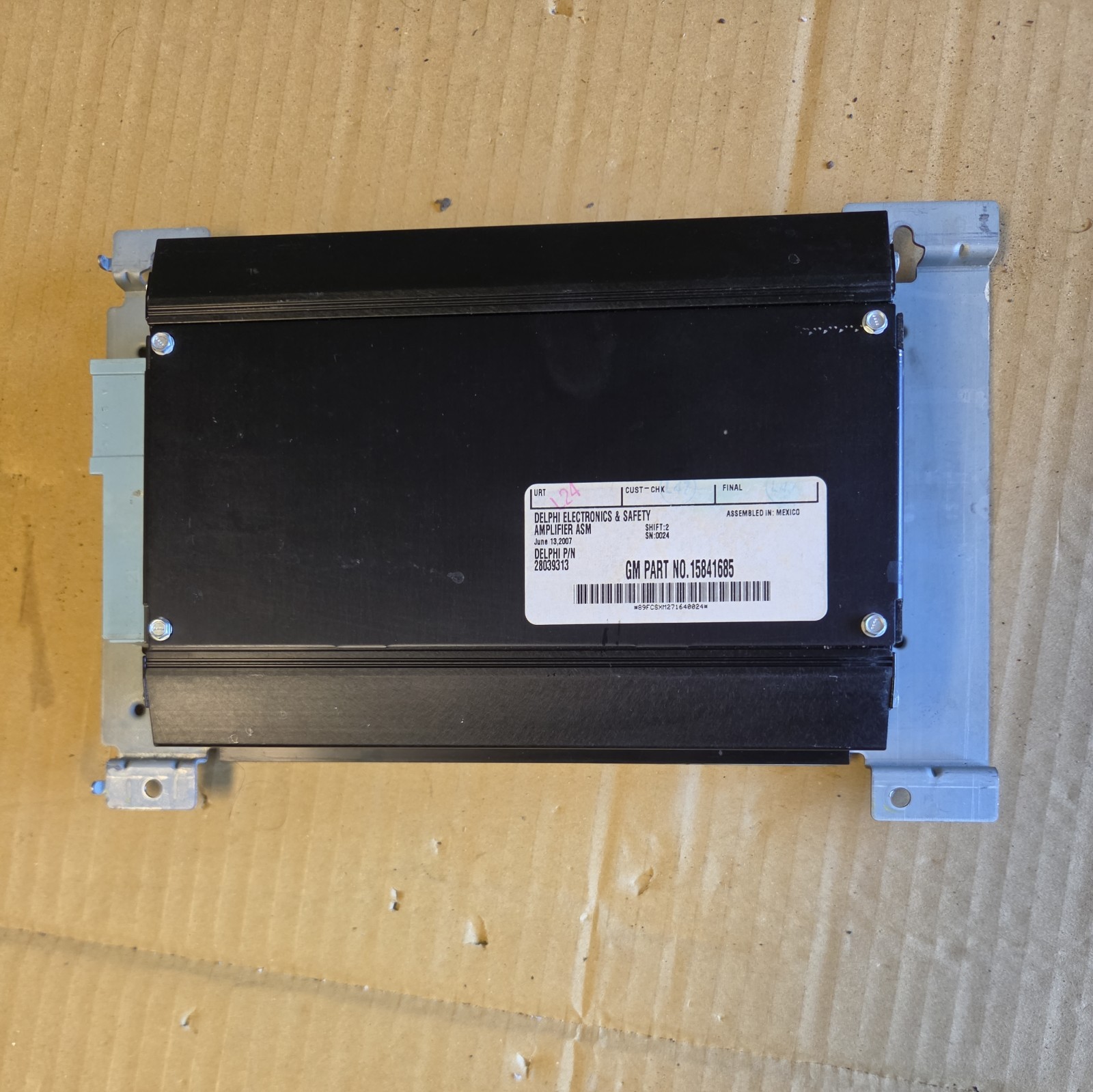 Audio Equipment Radio Amplifier Opt U66 Fits 05-08 10-13 CORVETTE 1184573 Audio Equipment Radio Amplifier Opt U66 Fits 05-08 10-13 CORVETTE 1184573