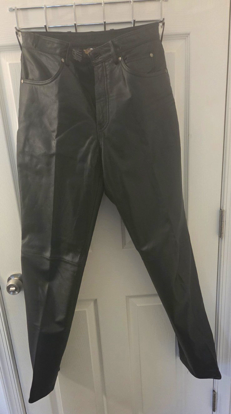 Mens Harley Davidson Genuine Leather Pants Sz 30 Mens Harley Davidson Genuine Leather Pants Sz 30