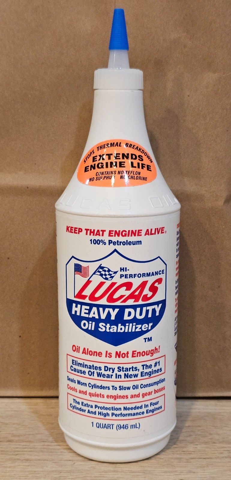 Lucas Oil 10001 Heavy-Duty Oil Stabilizer 1 Quart NEW SEALED BOTTLE