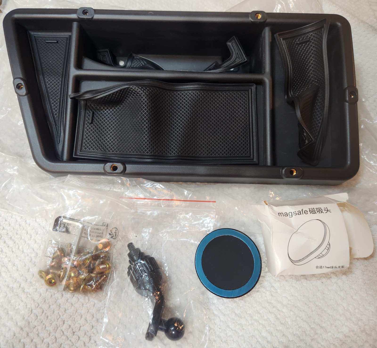 2022-2026 Chevy Silverado GMC Sierra Dashboard Storage Organizer w/ Phone Mount