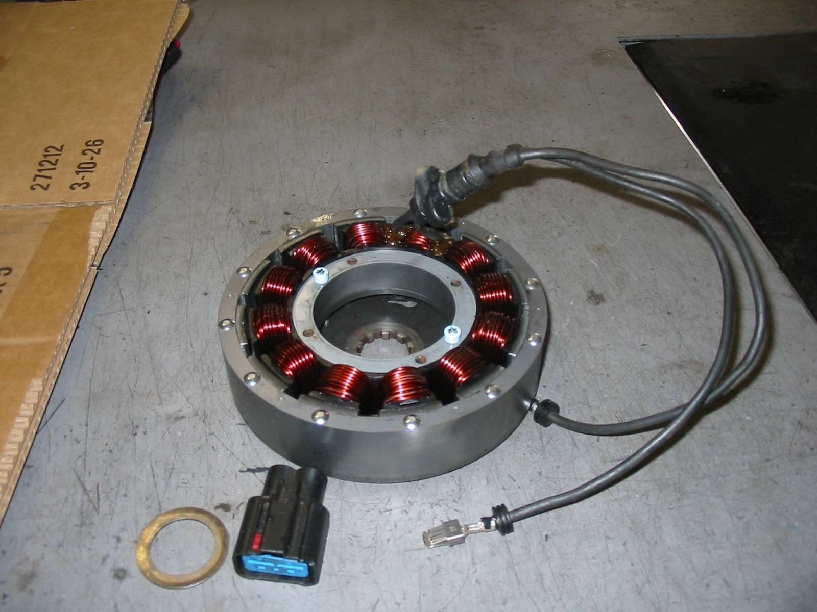 harley davidson 1995-01 FLHT ROTOR &stator good stators MM harley davidson 1995-01 FLHT ROTOR &stator good stators MM