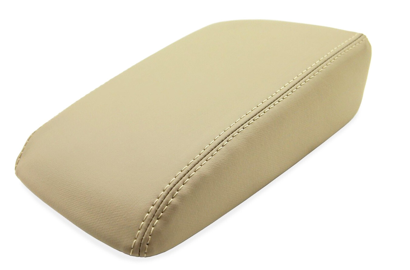Fits 99-03 Acura TL Beige Vinyl Leather Center Console Lid Armrest Cover Fits 99-03 Acura TL Beige Vinyl Leather Center Console Lid Armrest Cover