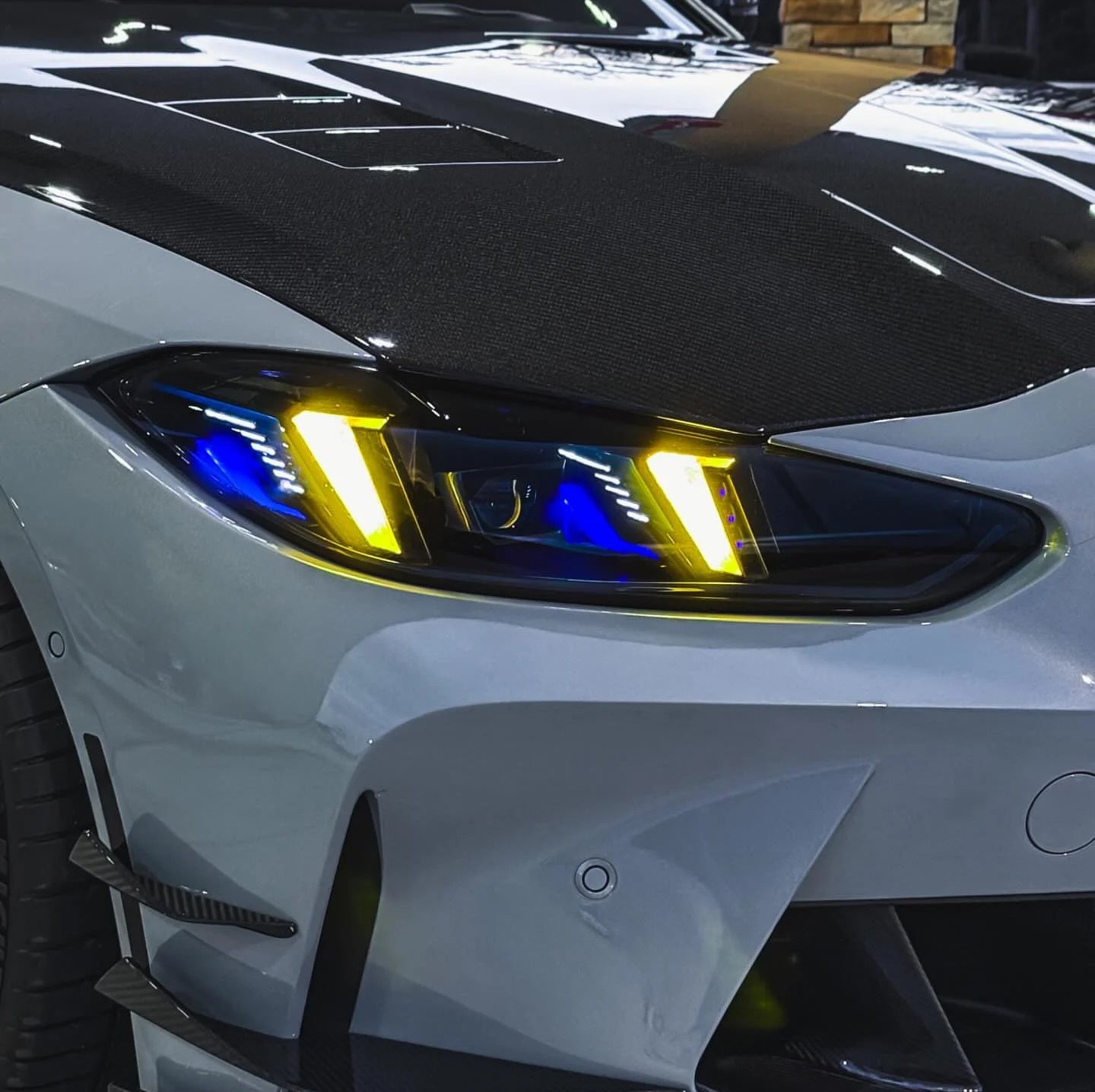 Snake Eyes Laser Style LED Headlights for BMW G22 G26 G82 M4 G80 M3 2021-25 US