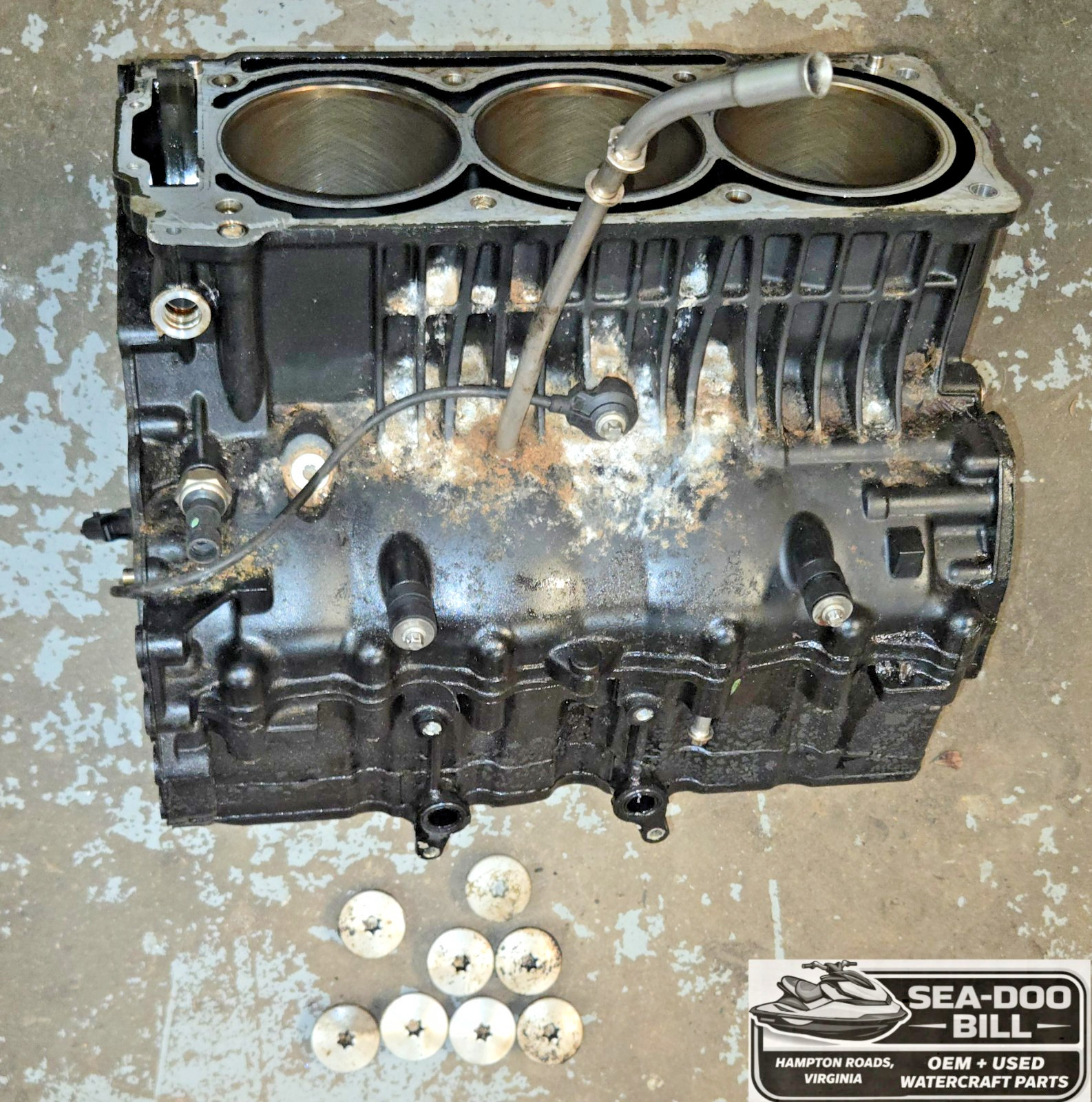 Sea Doo 2002-2005 GTX 155 STD Block Crank Case Crankcase Cylinder Cylinders GOOD
