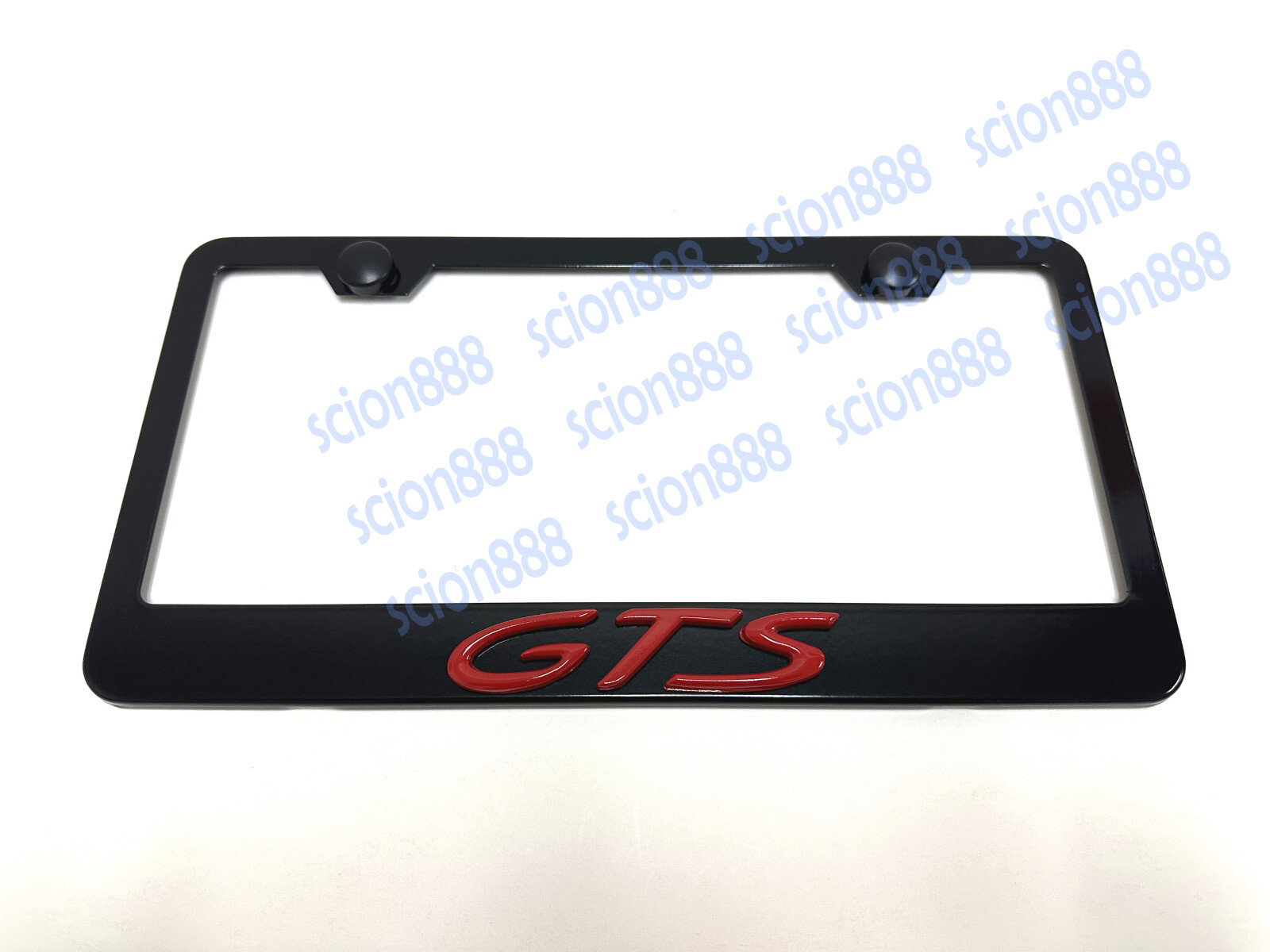 1pc 3D RED GTS Emblem Badge BLACK Stainless Metal License Plate Frame Holder 1pc 3D RED GTS Emblem Badge BLACK Stainless Metal License Plate Frame Holder