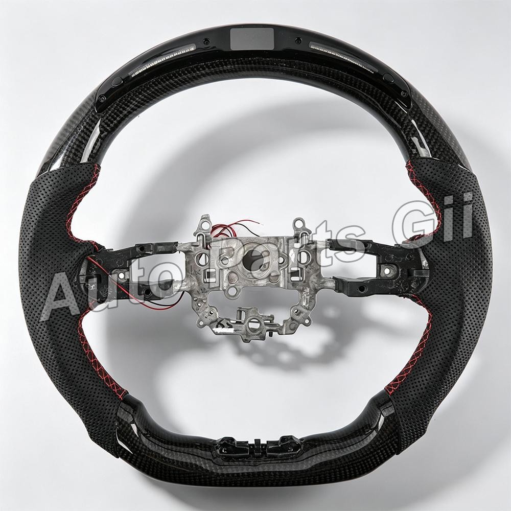 Carbon Fiber LED Sport Steering Wheel For Honda 11th Civic Type R 2022- 26 New