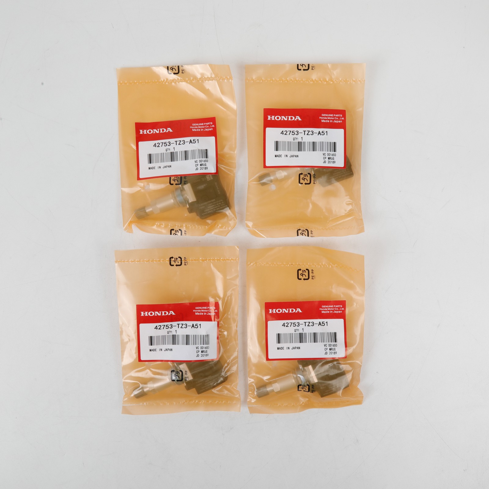 4Pcs OEM For Acura ILX TLX MDX TPMS Tire Pressure Sensors Kit 42753-TZ3-A51 USA