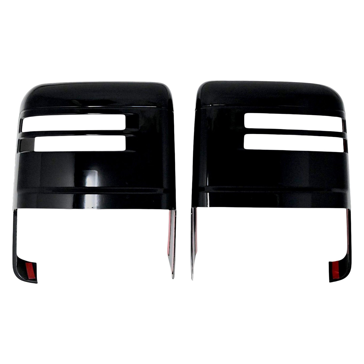 For Chevy Silverado 2500 HD 20-26 Trim Illusion Gloss Black Mirror Covers