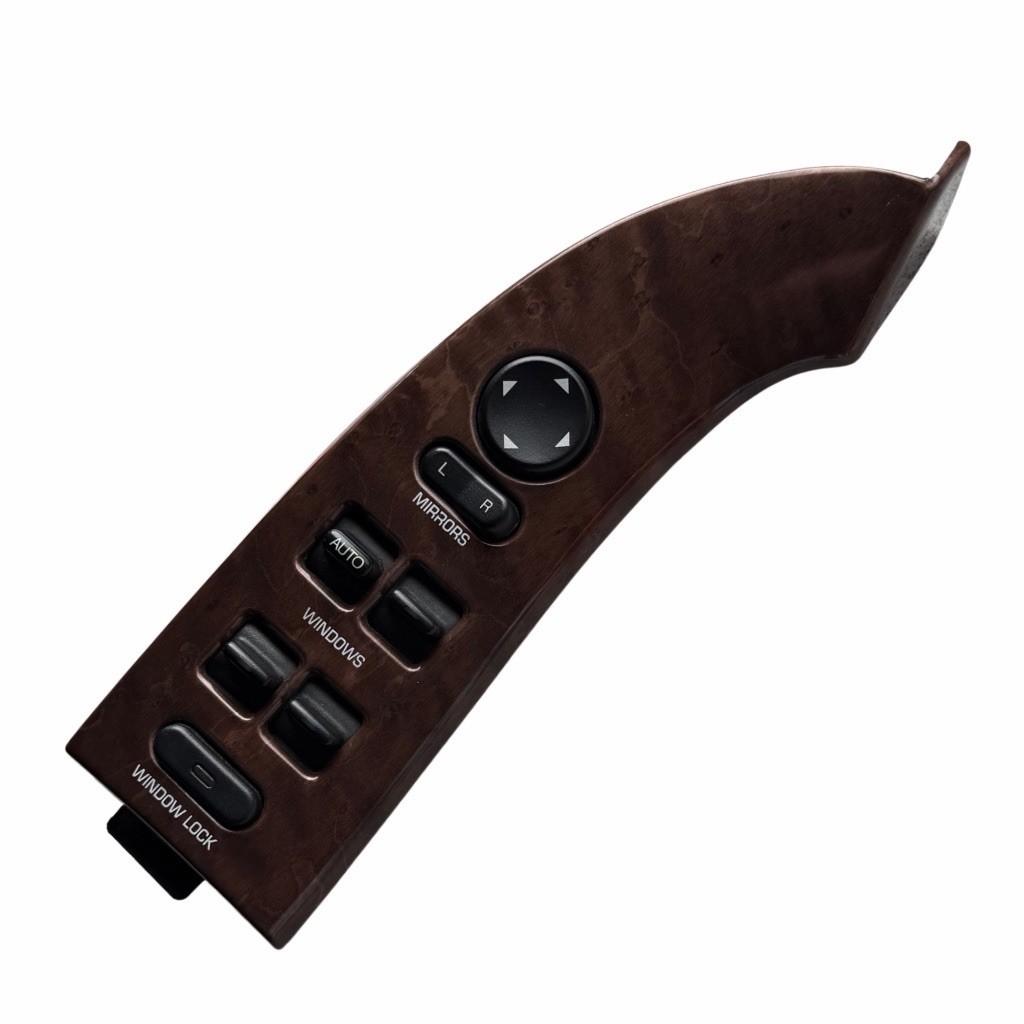 1997-2005 Buick Park Avenue Left Driver Master Window Mirror Switch Woodgrain OE