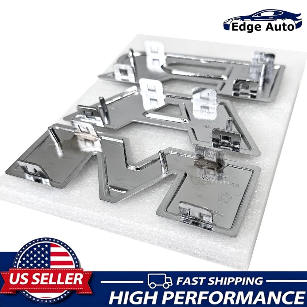 2019-2023 Chrome Silver Front Grille Emblem Badge Fit for RAM 1500 68311411AA