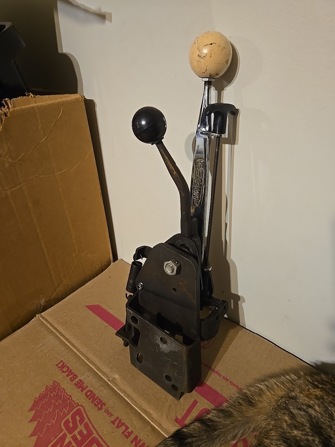 HURST RAM ROD In-Line 4 Speed Drag Racing Shifter GM CHEVY Muncie Gm V Gate Nice