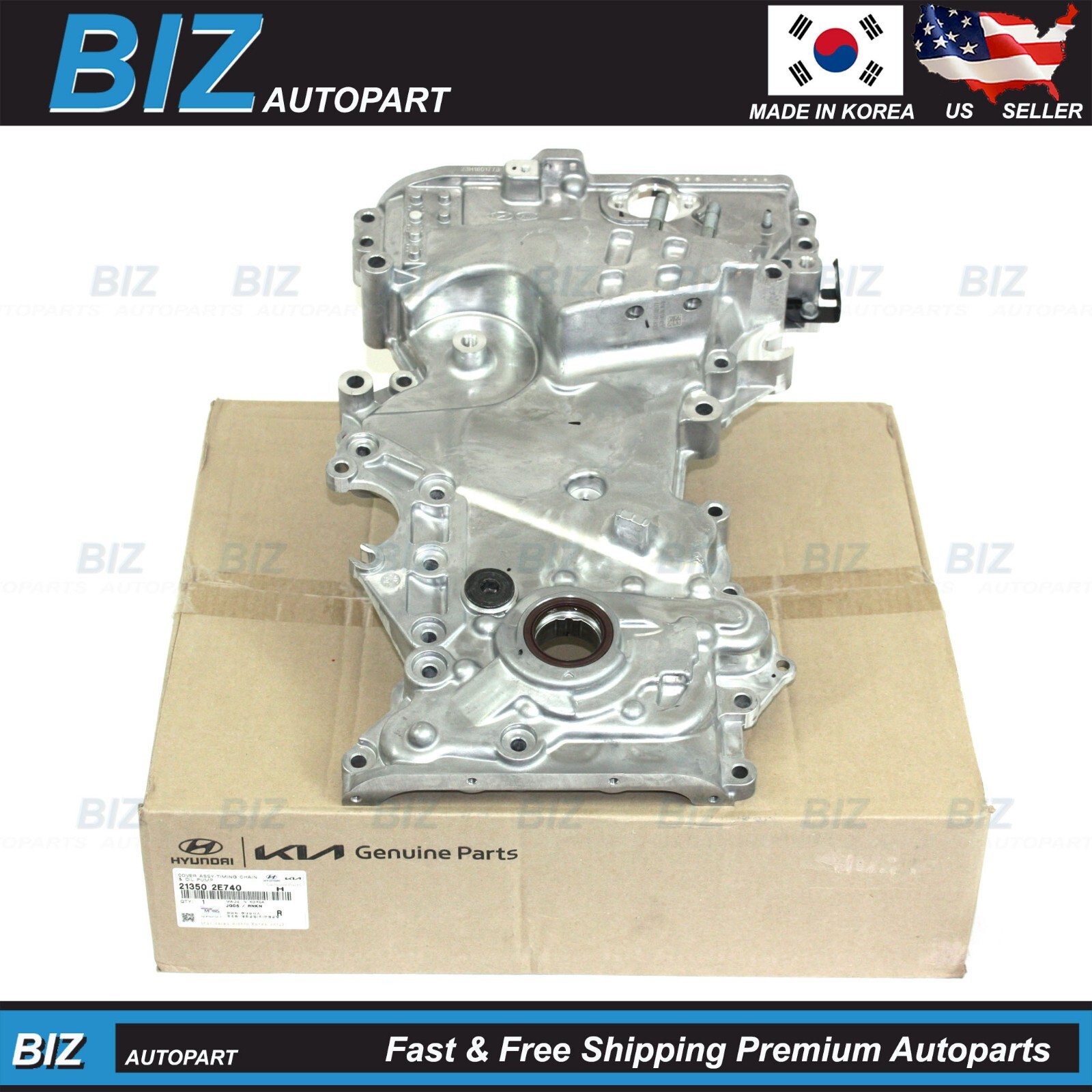 GENUINE Timing Chain Cover for 2017-2021 HYUNDAI 2017-2024 KIA 2.0L 21350-2E740 GENUINE Timing Chain Cover for 2017-2021 HYUNDAI 2017-2024 KIA 2.0L 21350-2E740