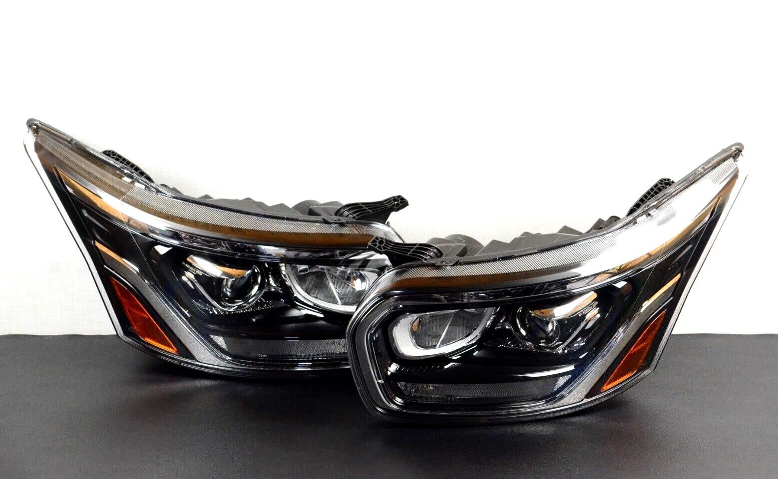 Perfect 2020-2026 Ford Transit Bi-Xenon HID LED Headlight Set LH RH Chrome OEM Perfect 2020-2026 Ford Transit Bi-Xenon HID LED Headlight Set LH RH Chrome OEM
