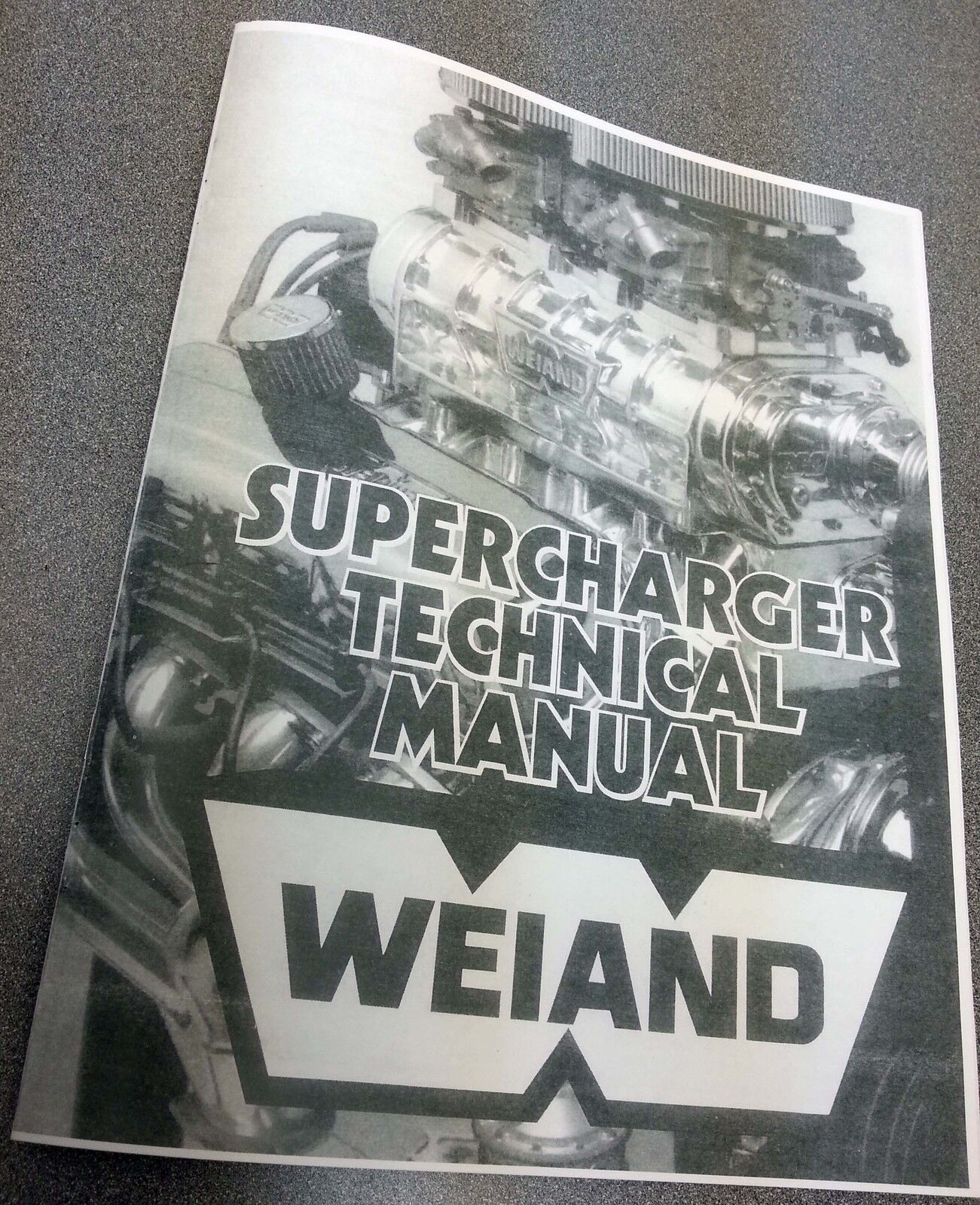 New copy of Weiand 671 blower supercharger basics tech manual with illustrations