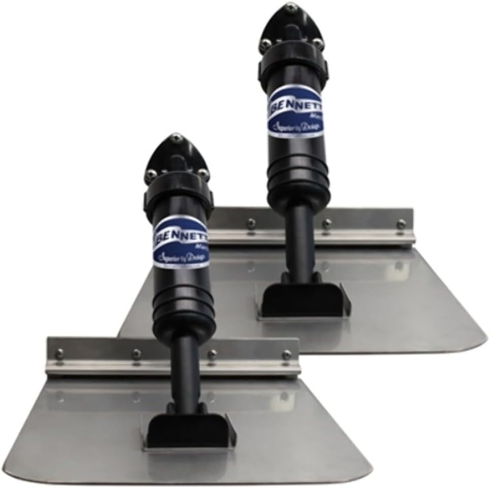 Bennett Marine Self-Leveling Boat Trim Tab System for Boats up to 16ft SLT6