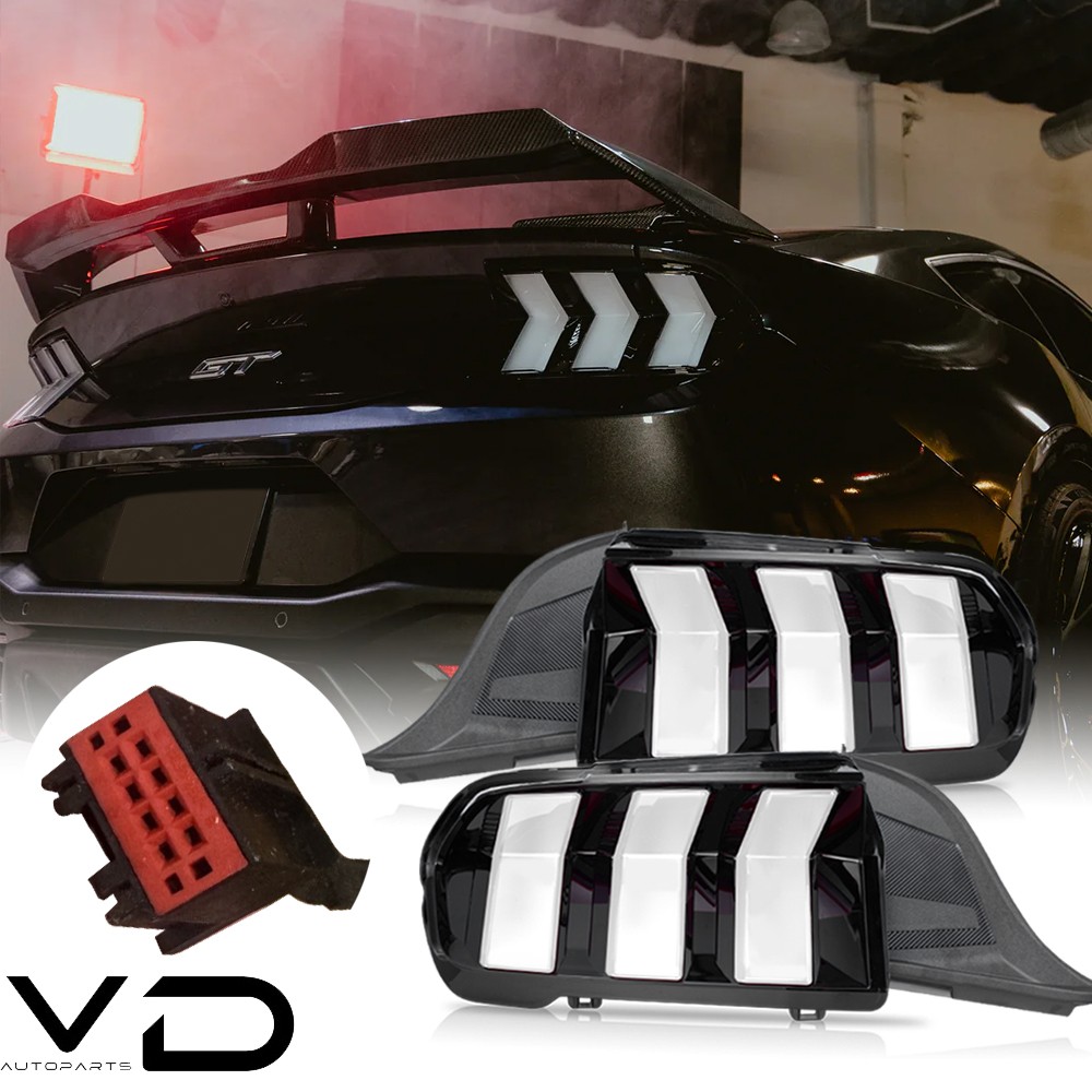 VLAND FULL LED Taillights For 2024-2026 Ford Mustang S650 2-Door w/Animation DRL