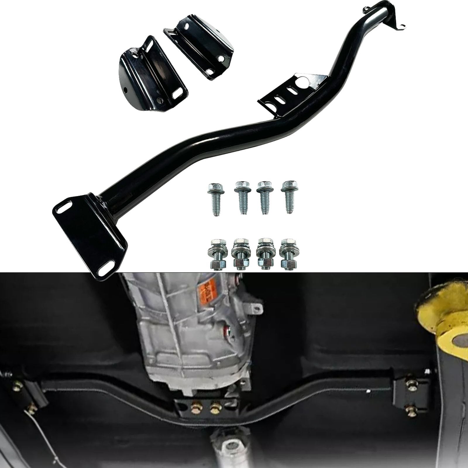 BST BSSP Tubular Transmission Cross Member Crossmember for Black as Shown BST BSSP Tubular Transmission Cross Member Crossmember for Black as Shown