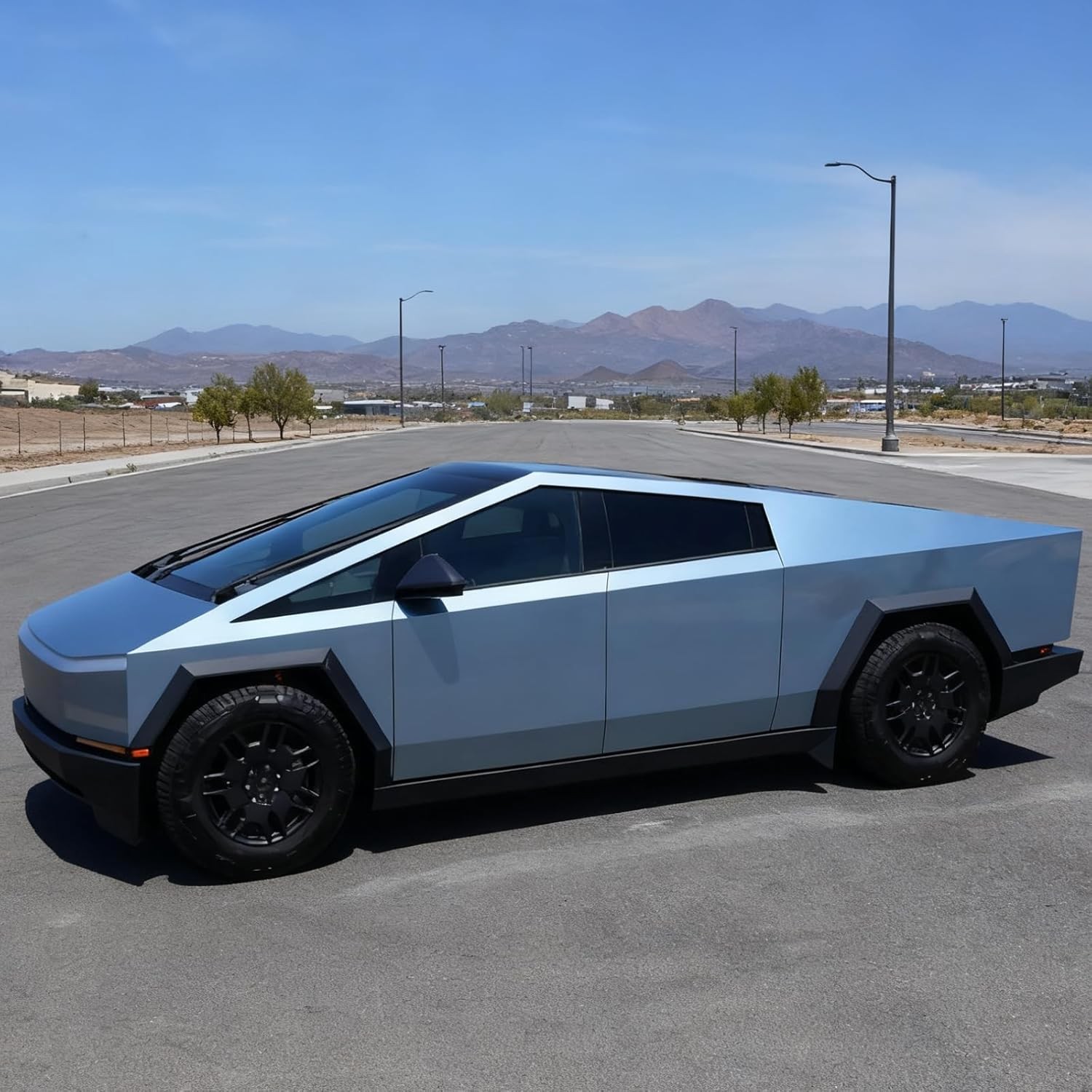For Cybertruck PreCut Paint Protection Film PPF Wrap Color Change-Glacier Blue