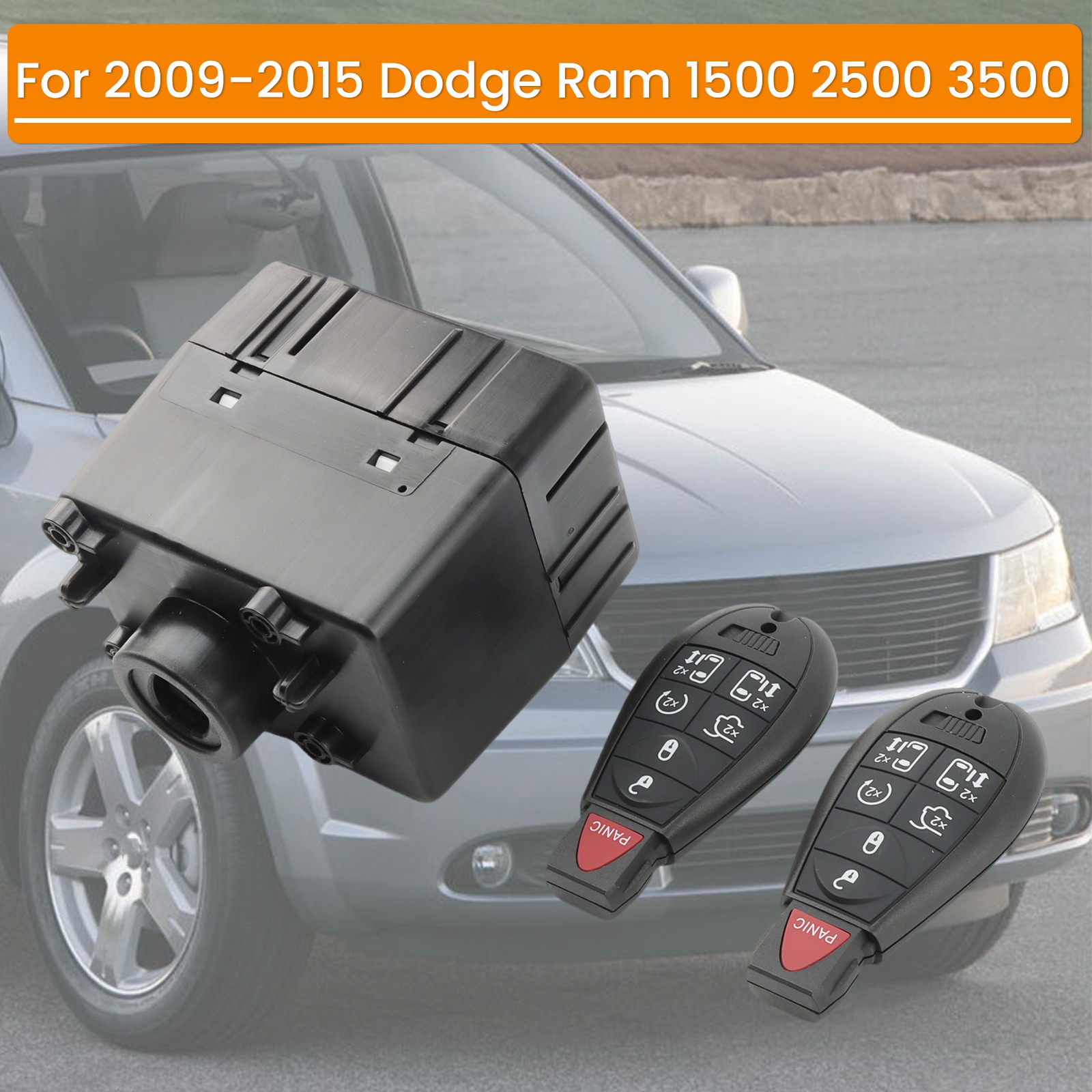 for 09-12 Dodge Ram 1500 WIN Module Wireless Ignition Node Programmed w/Keys NEW