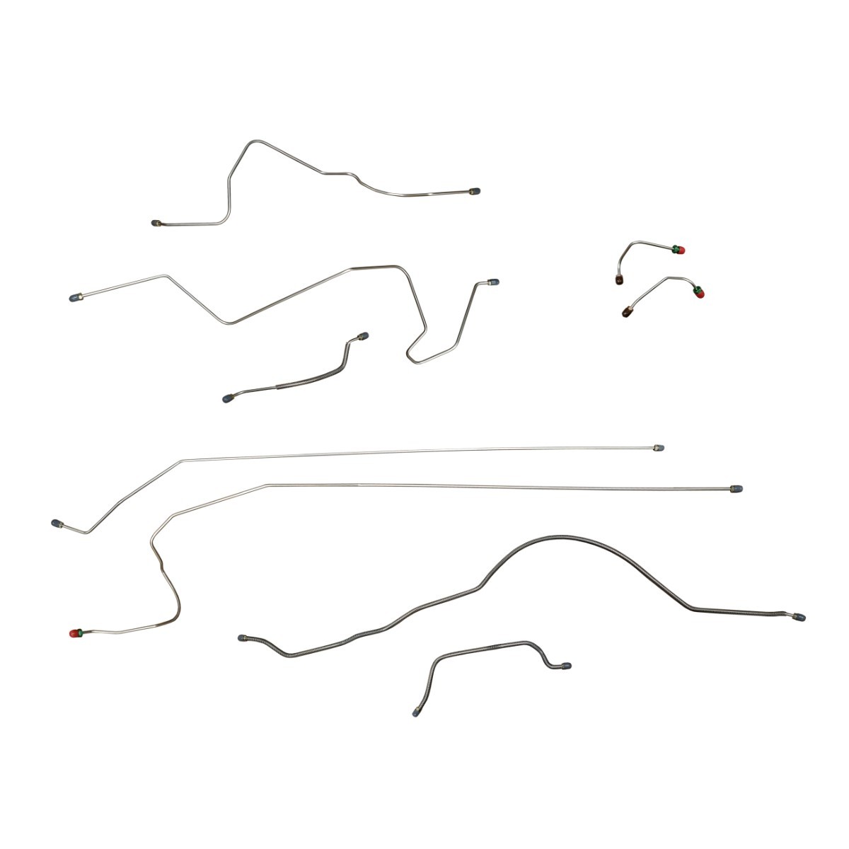 Fits 1988-1990 Jeep Cherokee XJ Power Brake Line Set Kit Tubes Stainless Steel