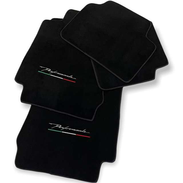 Floor Mats For Alfa Romeo Brera 2006-2010 Perfomante Black Tailored Carpet